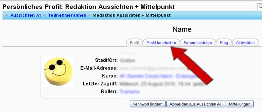 Profil bearbeiten