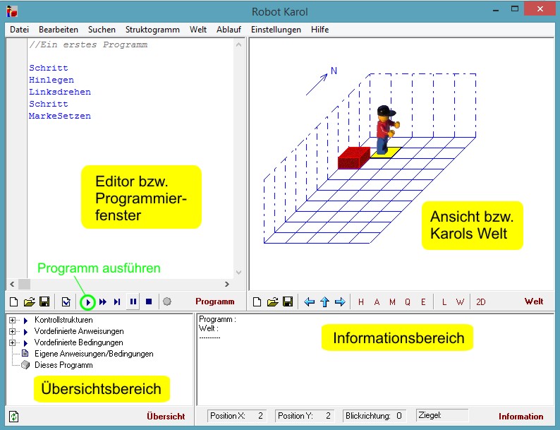 Programmfenster